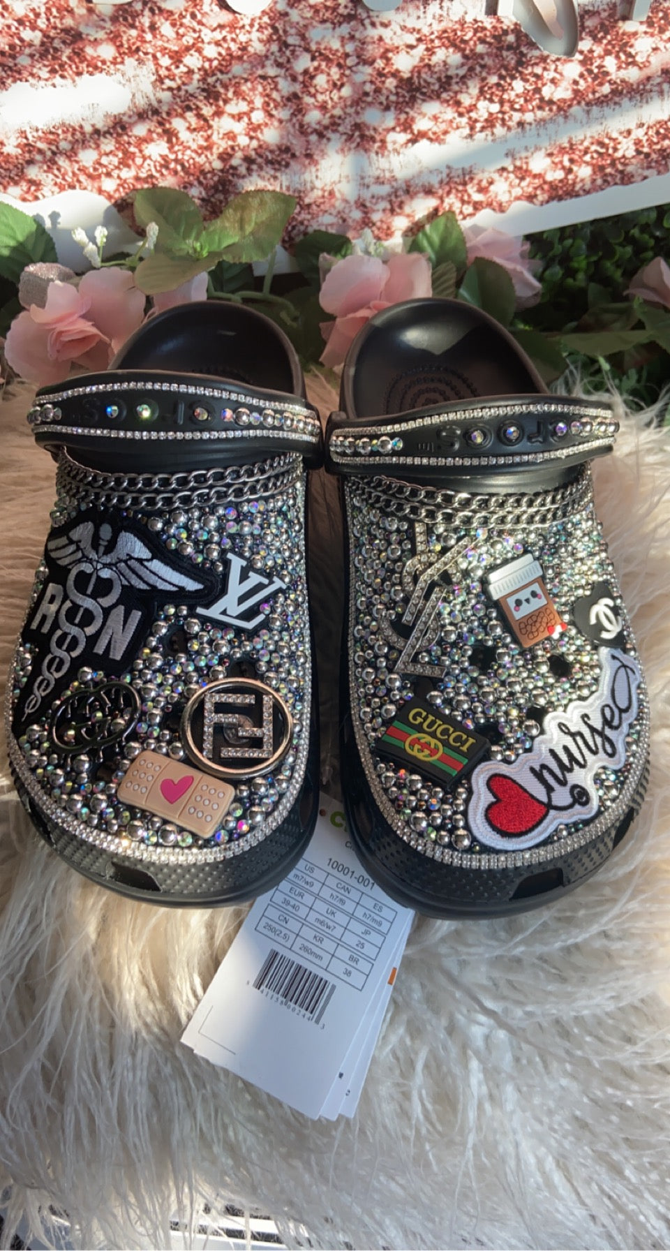 Gucci Crocs in 2023  Crocs fashion, Bedazzled shoes, Bedazzled